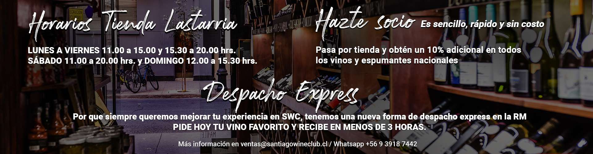 banner nueva web horarios